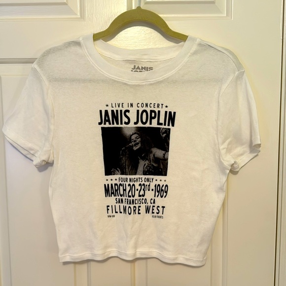 NWOT PacSun Janis Joplin Cropped Tee - Picture 4 of 4